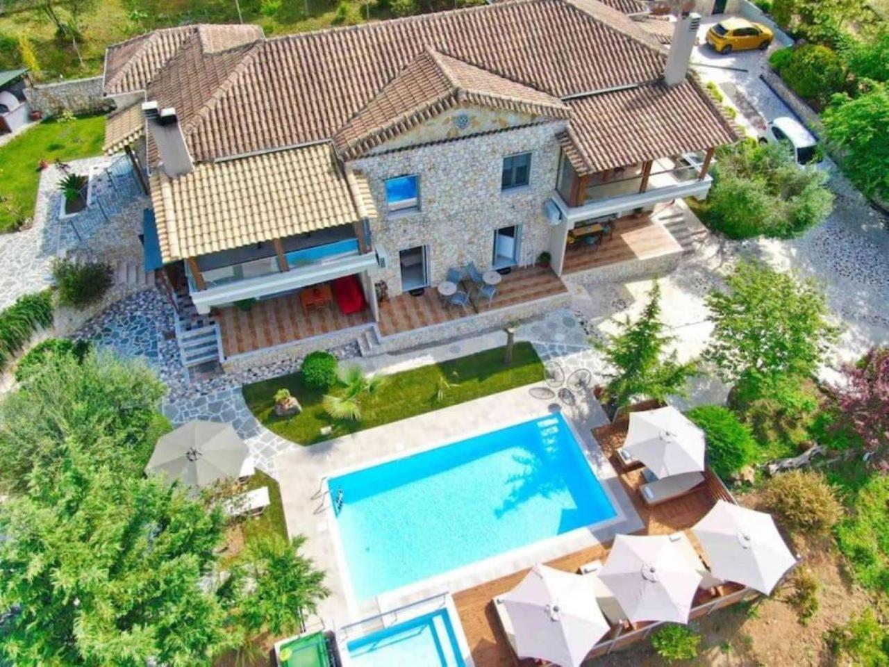 Áno Korakiána Petra House 빌라 외부 사진